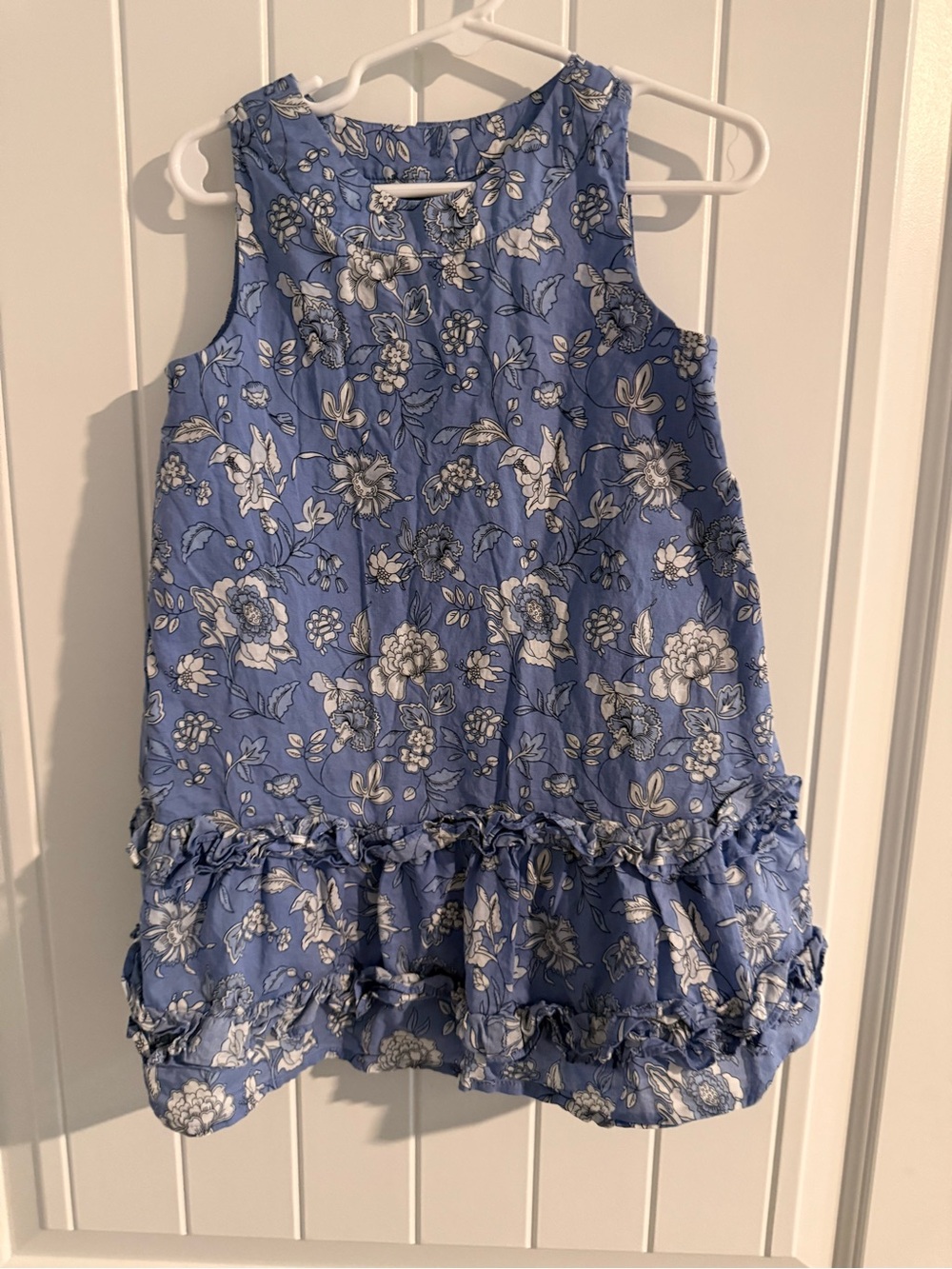 Janie and Jack Girls Floral Ruffle Dress – Size 4